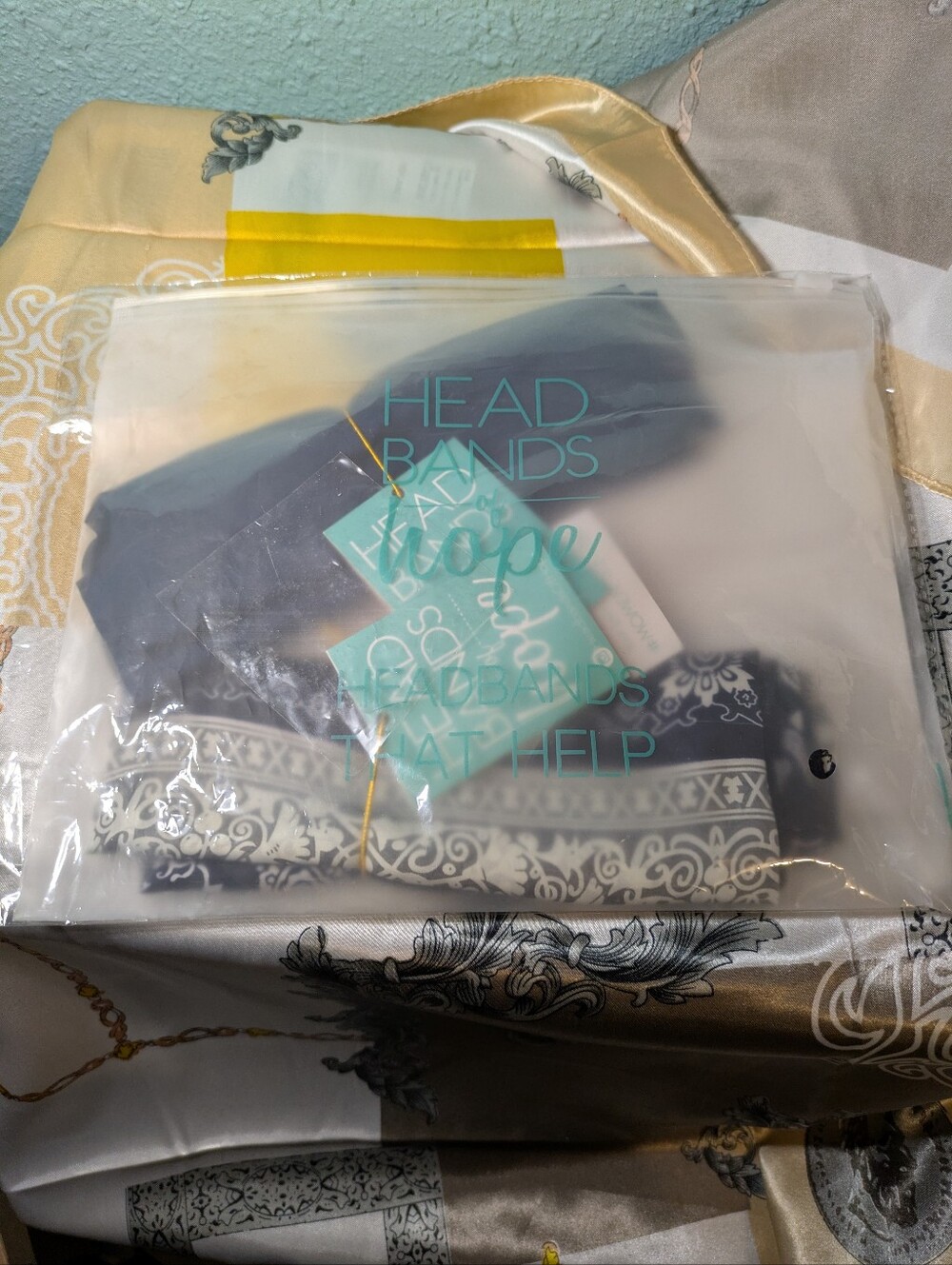 NWT Headbands of Hope Tube Turban Headband Set 9+ Ways to Wear Paisley